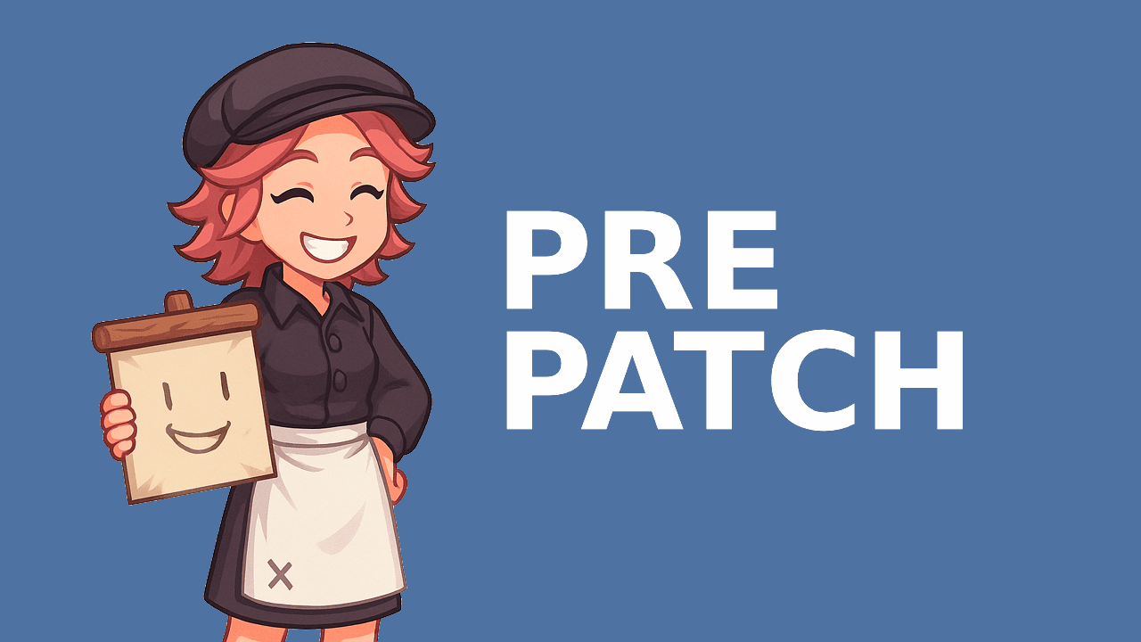 Pré-Patch 11/03 Março Patch 2